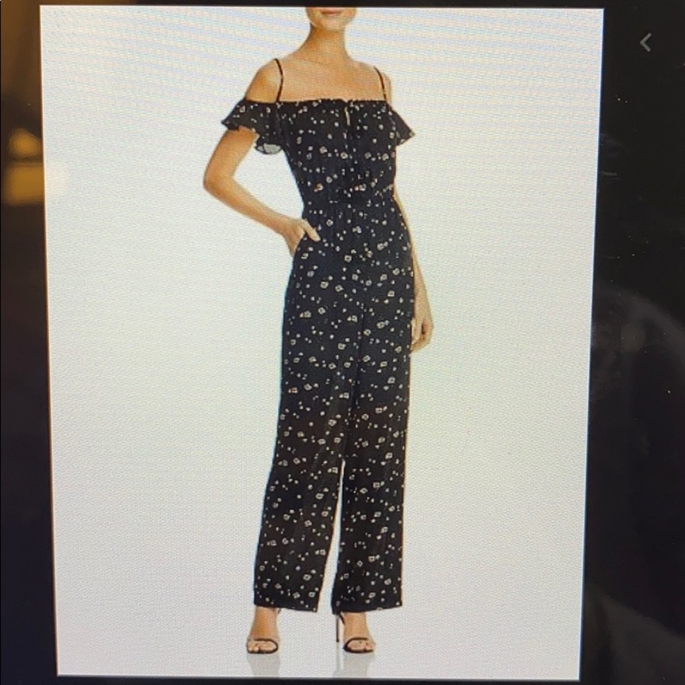 Floral Off the Shoulder Jumpsuit